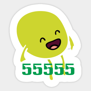 Funny Bean Sticker